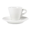 Tasses à espresso coniques blanches 60ml Olympia
